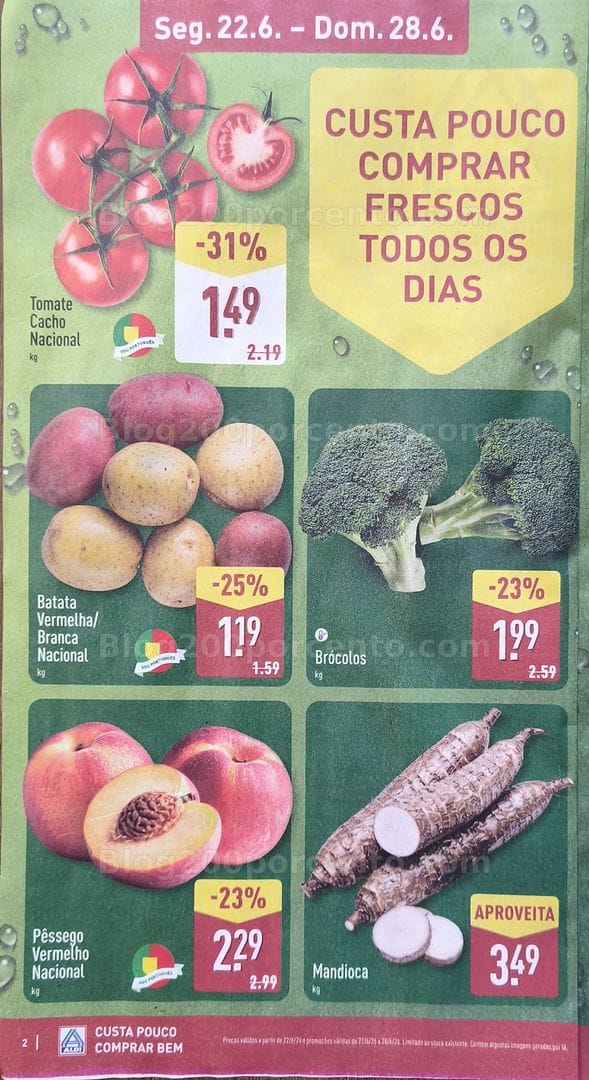 Antevisão Folheto ALDI Promoções de 22 a 28 junho